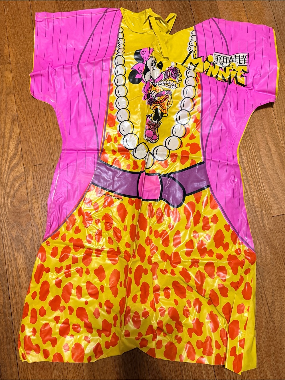 Vintage 1980s Ben Cooper Disney Totally Minnie Costume Mask & Smock Collectible